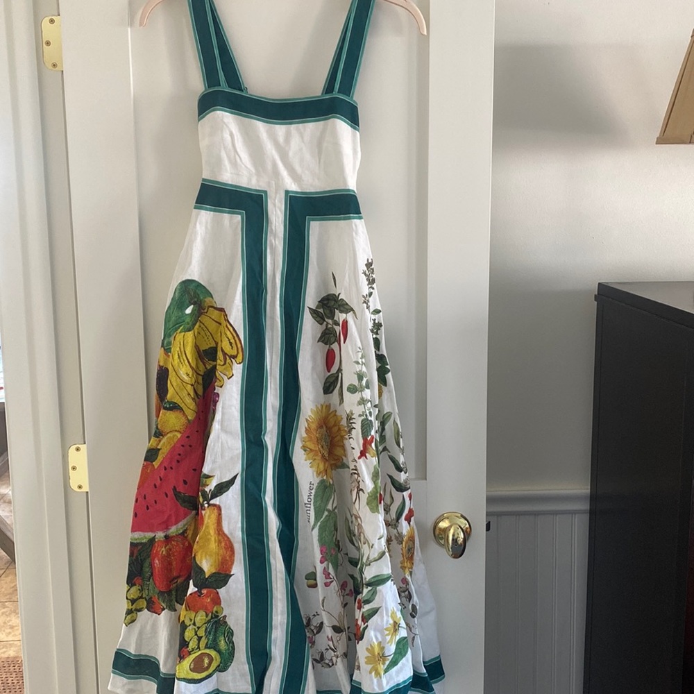Brand new Alemais Fruitta MIDI Sundress